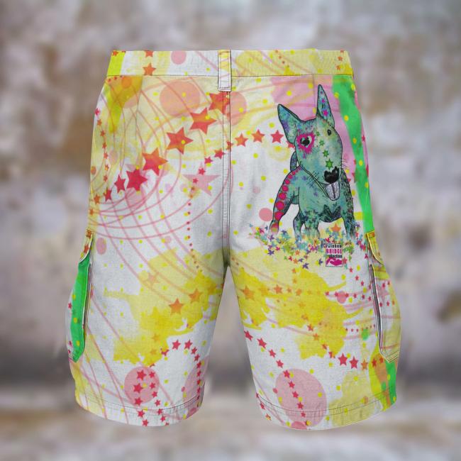 Cargohose mit Paul - Hose, lang oder kurz, bunt, 100% Polyester, Grösse S-5XL, fester Stoff, Normale Passform, Mischling, Mix, Bullterrier, Bulli